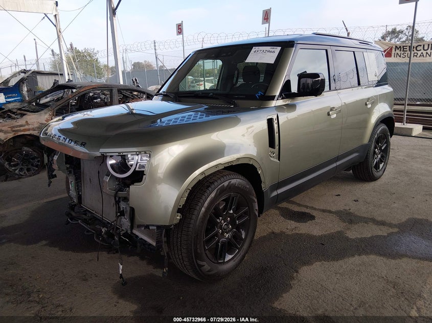 Vin: salekerx6n2074623, lot: 46231665, land rover defender 110 standard 20222