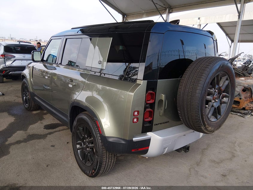 Vin: salekerx6n2074623, lot: 46231665, land rover defender 110 standard 20223