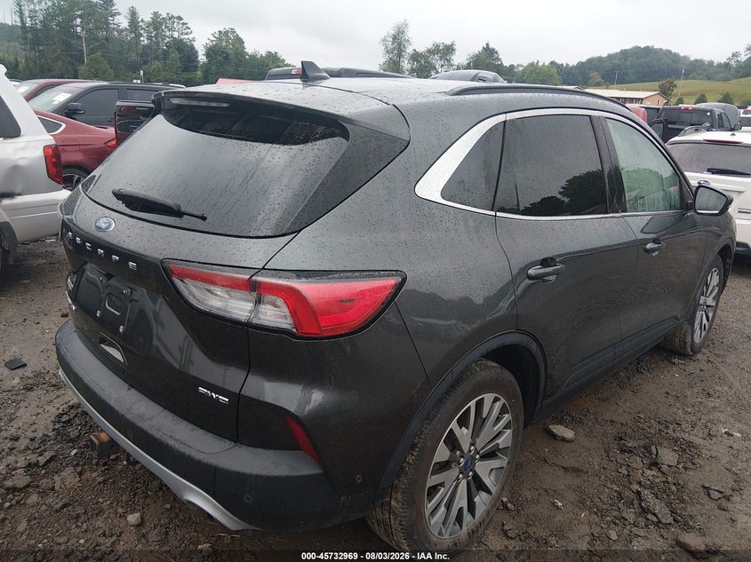 Vin: 1fmcu9j9xluc67853, lot: 46231668, ford escape titanium 20204