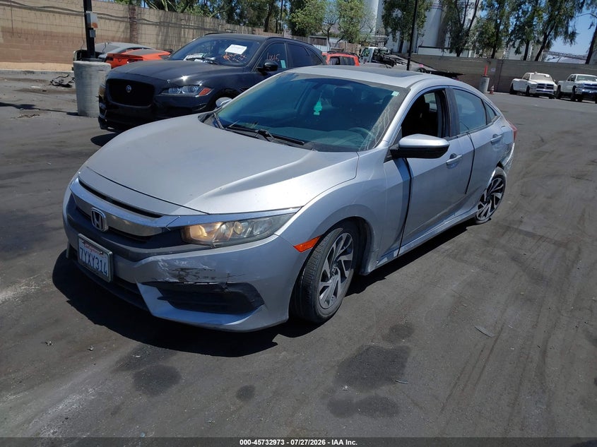 2017 Honda Civic, Left Front, IAAI, VIN 2HGFC2F71HH532741 — photo 2