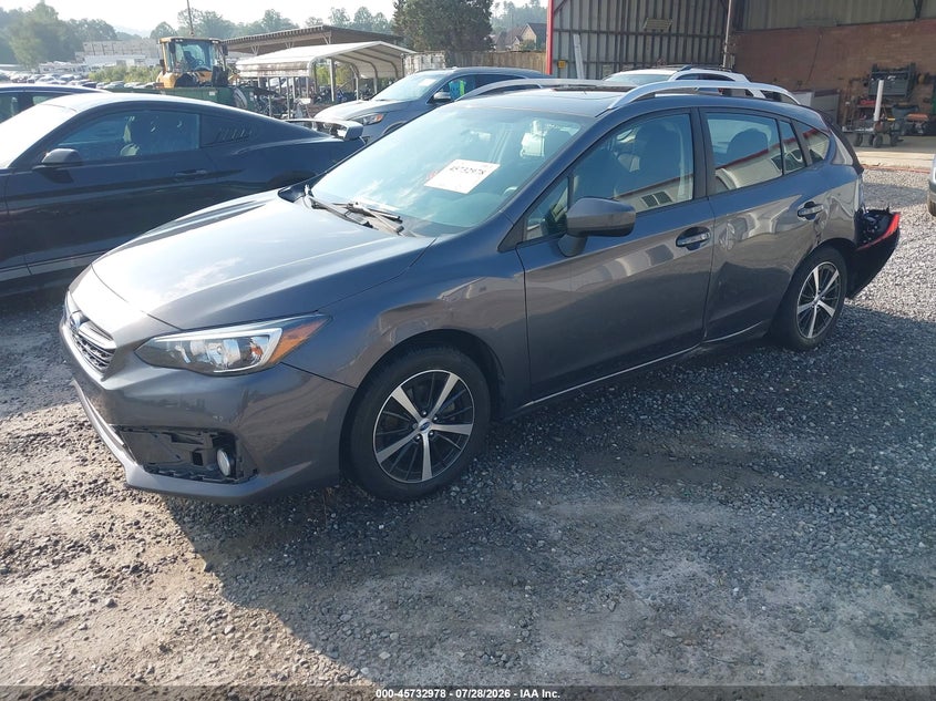 Vin: 4s3gtad63l3712273, lot: 46231677, subaru impreza premium 5-door 20202
