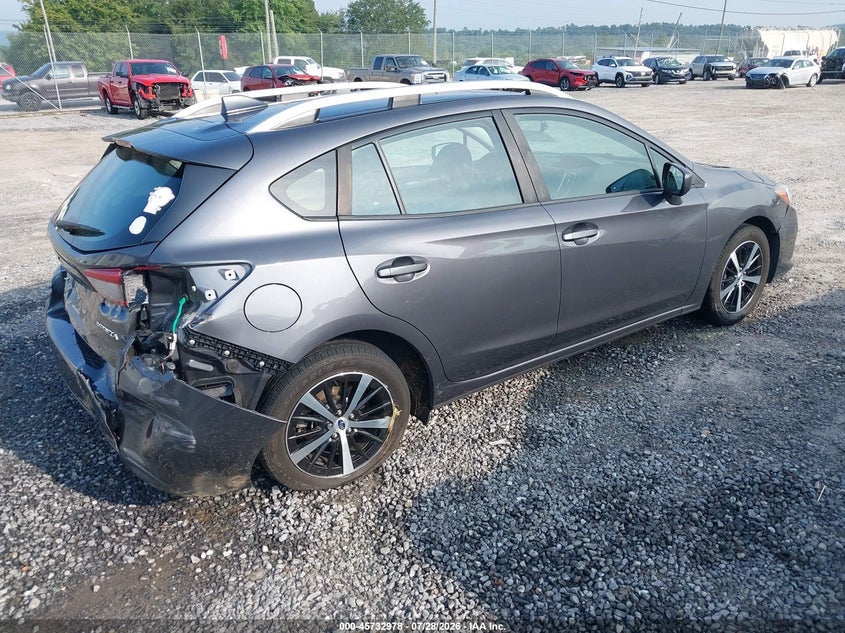 Vin: 4s3gtad63l3712273, lot: 46231677, subaru impreza premium 5-door 20204