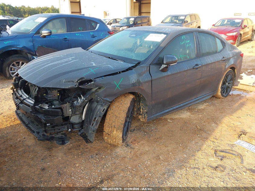 Vin: 4t1daack5su075401, lot: 46231678, toyota camry se 20252