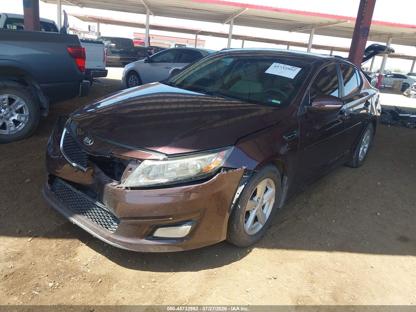 Vin: 5xxgm4a75fg493641, lot: 46231692, kia optima lx 20152