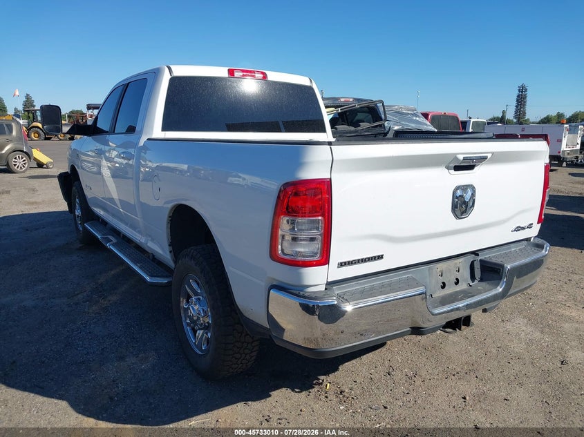 Vin: 3c6ur5dl6kg680291, lot: 46231709, ram 2500 big horn  4x4 6'4 box 20193