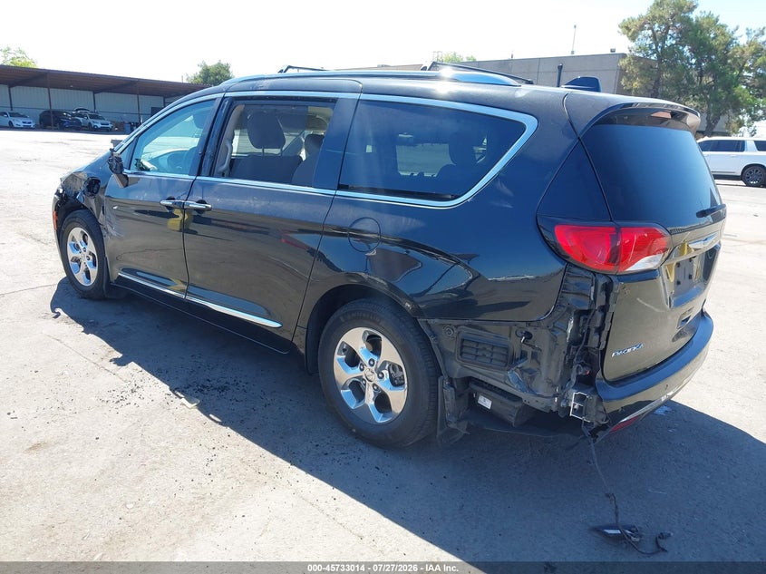 Vin: 2c4rc1l74jr253018, lot: 46231713, chrysler pacifica hybrid touring l 20183