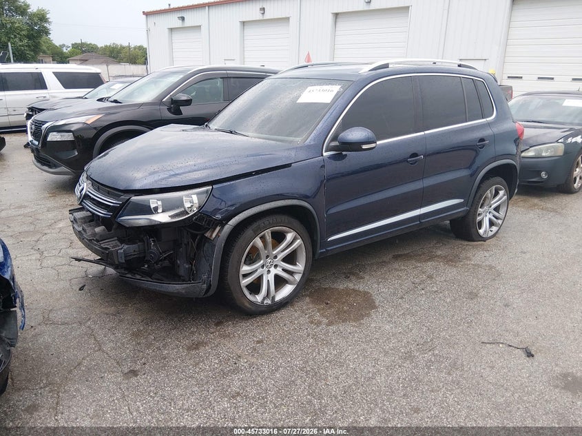 Vin: wvgbv7ax9gw611307, lot: 46231715, volkswagen tiguan r-line 20162