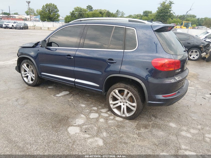 Vin: wvgbv7ax9gw611307, lot: 46231715, volkswagen tiguan r-line 20163