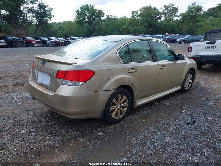 2010 SUBARU LEGACY auction photo 4