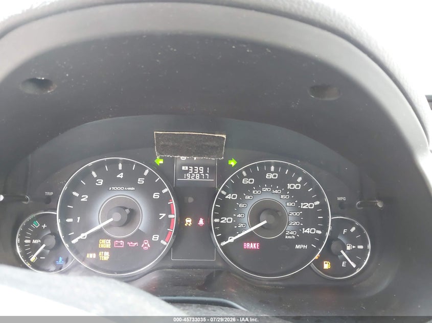 2010 SUBARU LEGACY auction photo 7