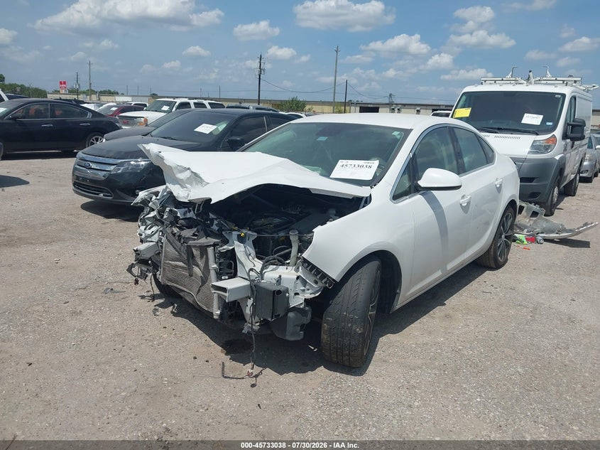 Vin: 1g4pr5sk0h4106822, lot: 46231737, buick verano sport touring 20172