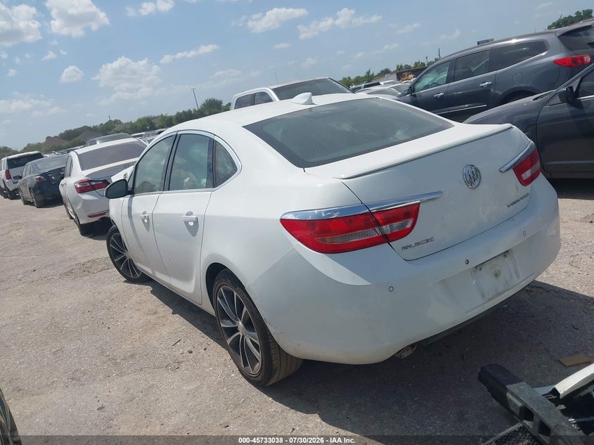 Vin: 1g4pr5sk0h4106822, lot: 46231737, buick verano sport touring 20173