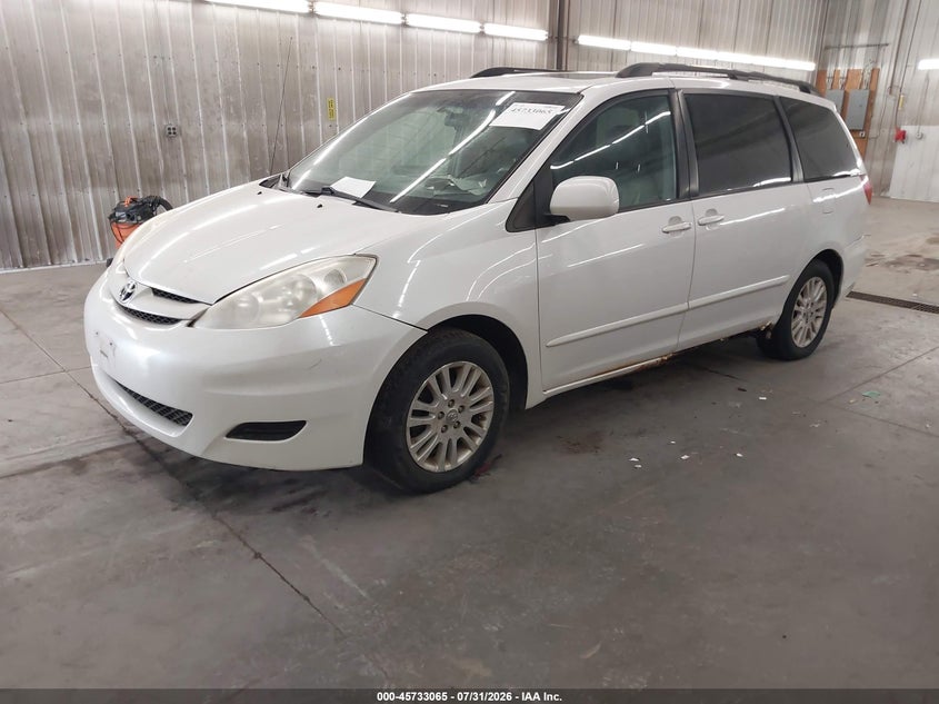 2008 Toyota Sienna, Обычный износ, IAAI, VIN 5TDZK22C18S190632 — фото 2