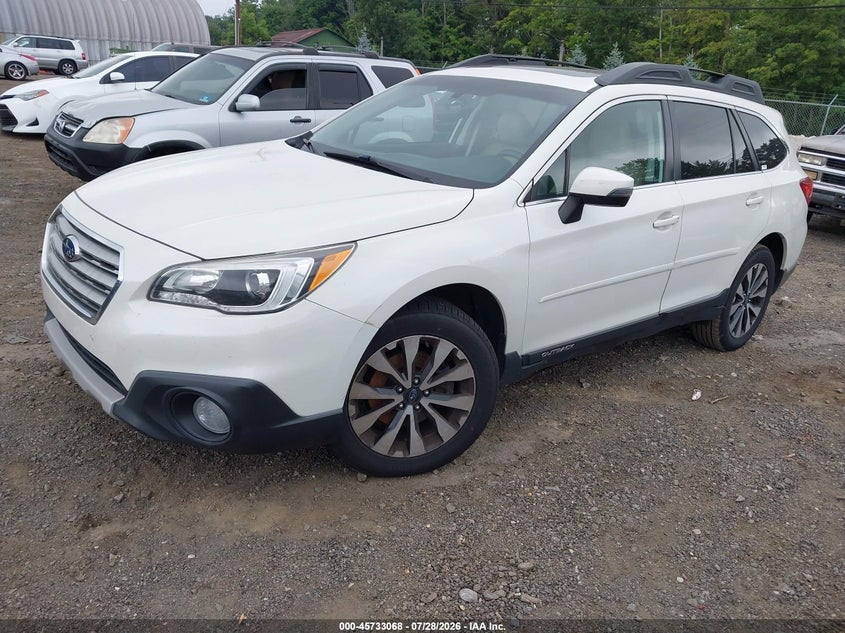 Vin: 4s4bsalc9f3256039, lot: 46231767, subaru outback 2.5i limited 20152