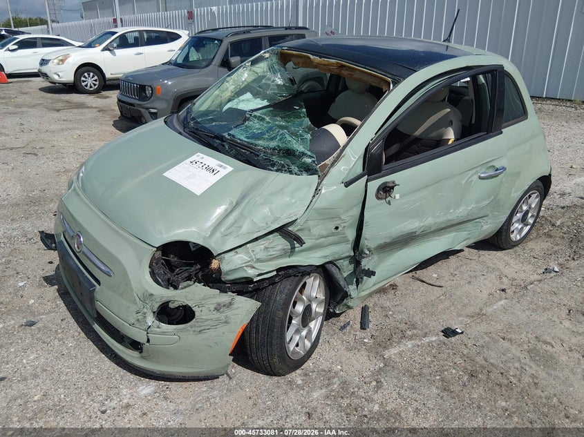 2015 FIAT 500 HATCHBACK 1.4L I-4 VVT, 101HP