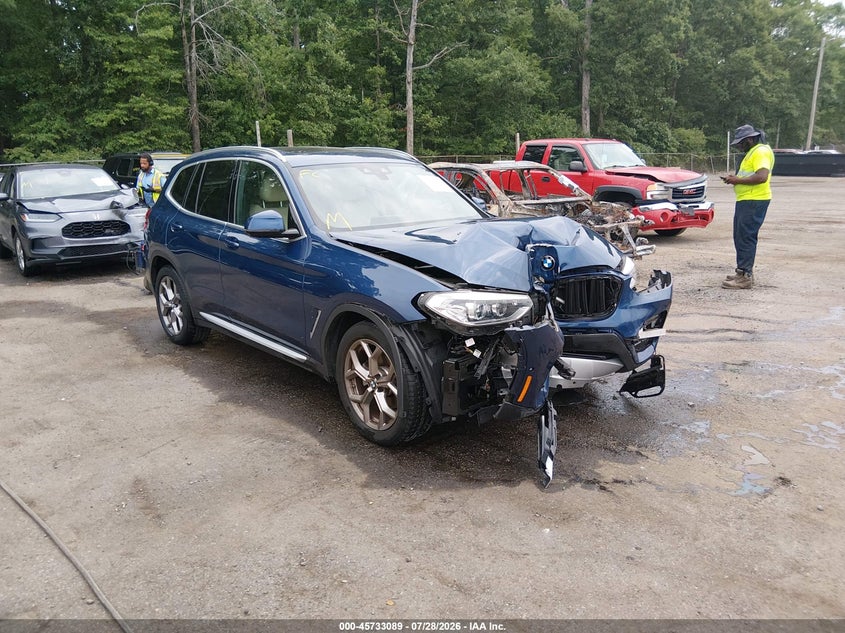 Vin: 5uxts1c08m9e85242, lot: 46231788, bmw x3 phev xdrive30e 2021 img_1