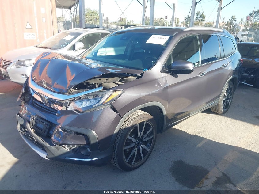 Vin: 5fnyf5h91lb005599, lot: 46231792, honda pilot 2wd touring 8 passenger 20202