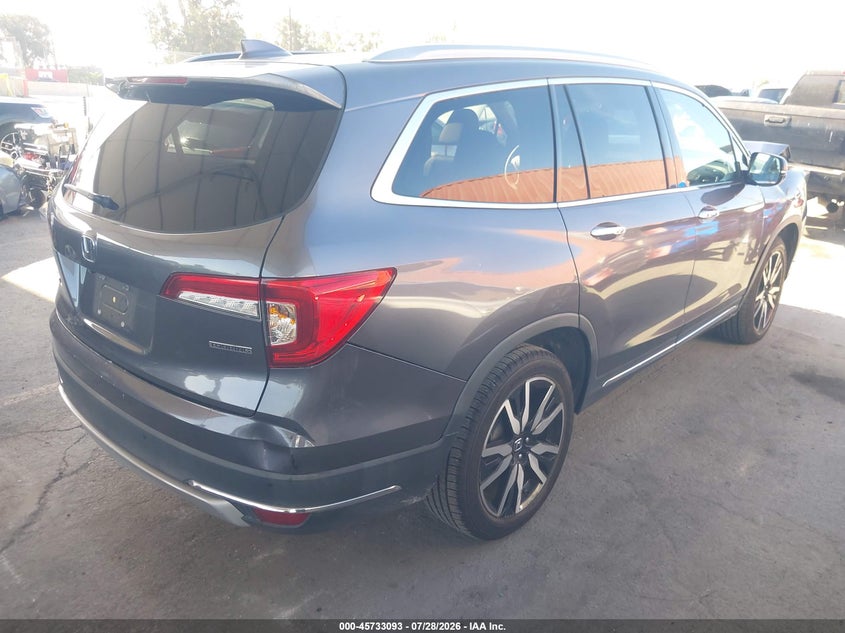 Vin: 5fnyf5h91lb005599, lot: 46231792, honda pilot 2wd touring 8 passenger 20204