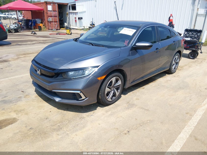 2019 HONDA CIVIC SEDAN 2.0L I-4 DOHC, VVT, 158HP
