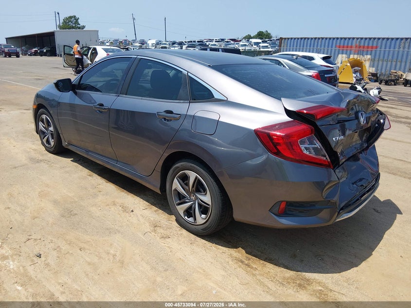 2019 HONDA CIVIC SEDAN 2.0L I-4 DOHC, VVT, 158HP