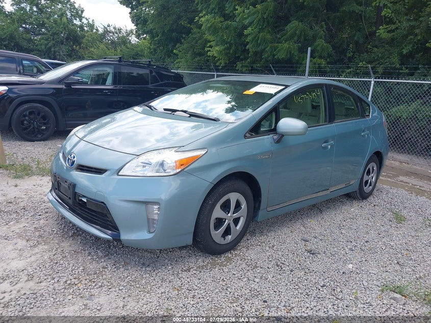 Vin: jtdkn3du0c1546370, lot: 46231803, toyota prius three 20122