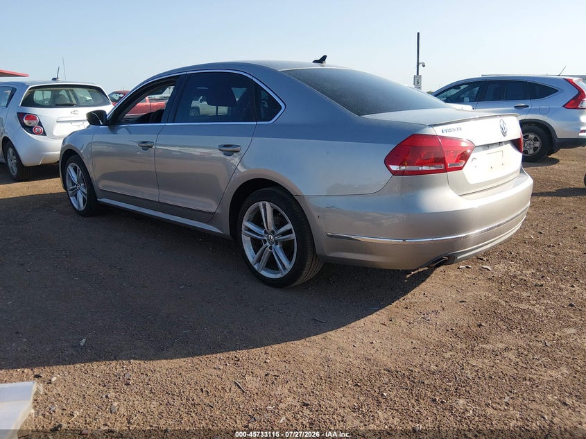 2013 VOLKSWAGEN PASSAT VIN 1VWCN7A31DC078871 nuotrauka 3