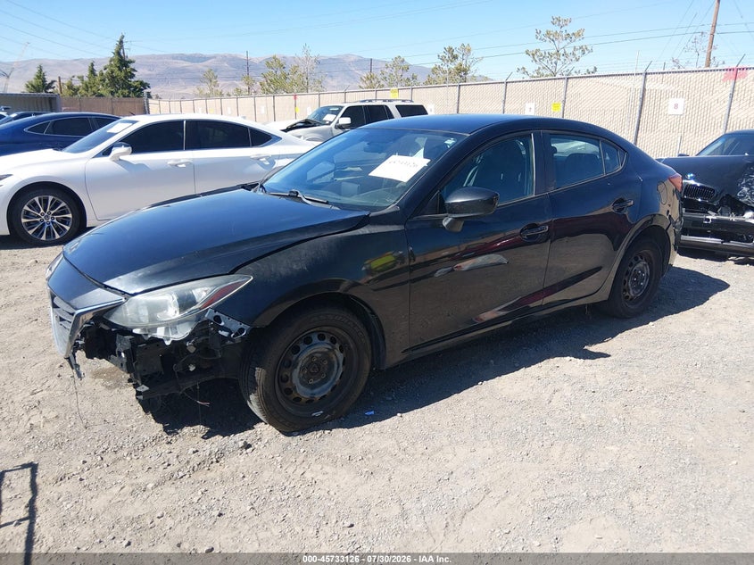 Vin: 3mzbm1u72fm190798, lot: 46231825, mazda mazda3 i sport 20152