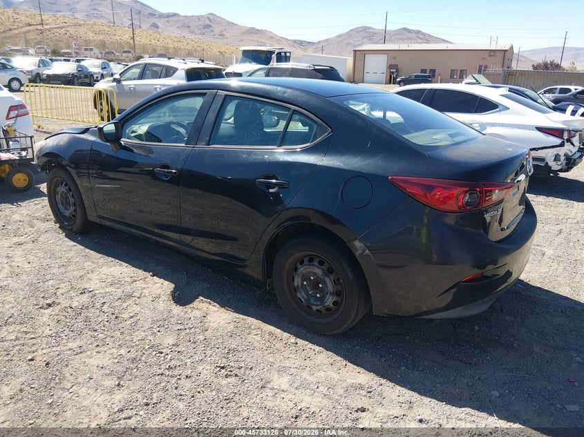 Vin: 3mzbm1u72fm190798, lot: 46231825, mazda mazda3 i sport 20153
