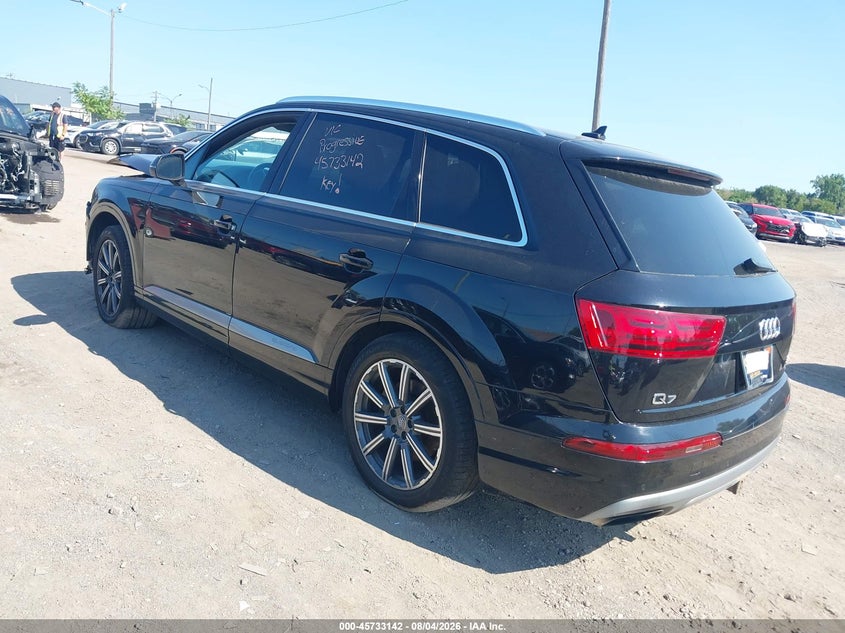 Vin: wa1vaaf76hd003576, lot: 46231841, audi q7 3.0t premium 20173