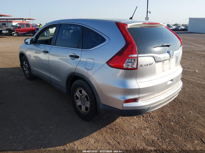 Vin: 3czrm3h30gg709832, lot: 46231856, honda cr-v lx 20163