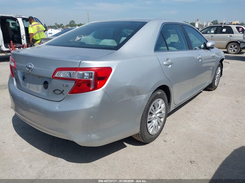 Vin: 4t1bf1fkxcu052931, lot: 46231876, toyota camry le 20124