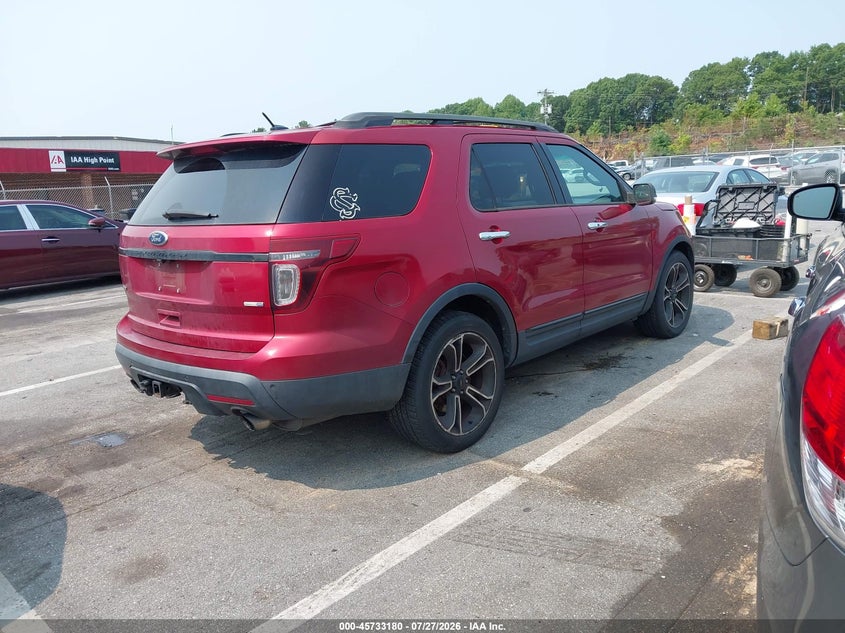 Vin: 1fm5k8gt3dgc03939, lot: 46231879, ford explorer sport 20134
