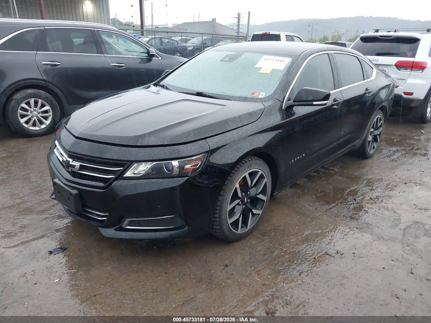 Vin: 2g1105s38h9190875, lot: 46231880, chevrolet impala 1lt 20172