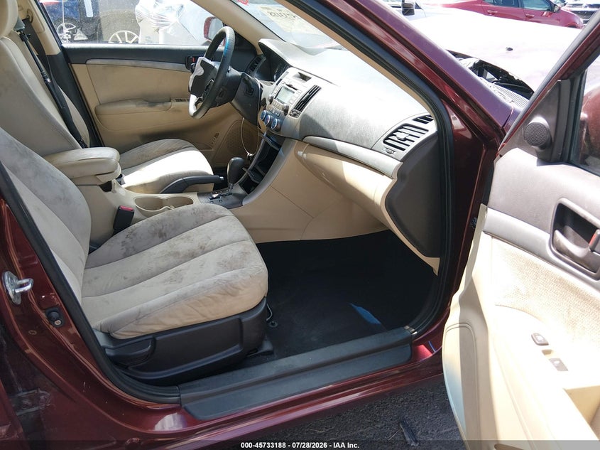 2010 HYUNDAI SONATA auction photo 5