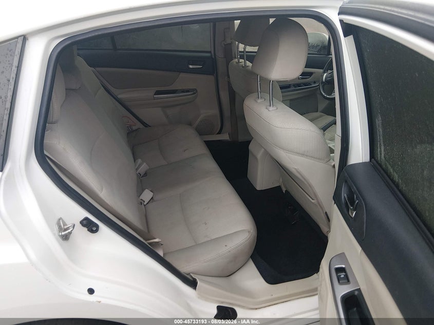 2015 SUBARU IMPREZA HATCHBACK 2.0L H-4 DOHC, VVT, 148HP