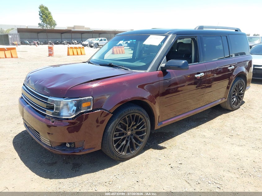 Vin: 2fmgk5c81jba19742, lot: 46231898, ford flex sel 20182