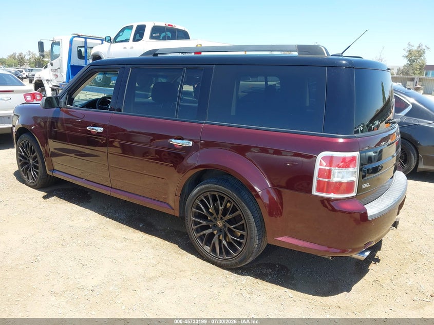 Vin: 2fmgk5c81jba19742, lot: 46231898, ford flex sel 20183