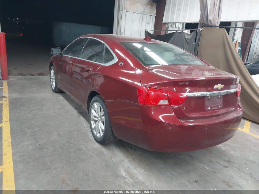 Vin: 2g1105s30h9186416, lot: 46231899, chevrolet impala 1lt 20173