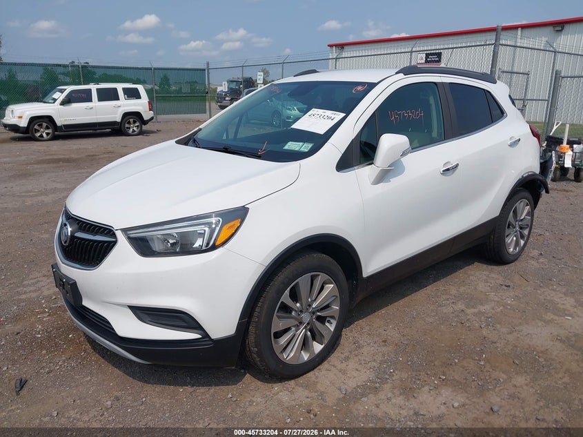 Vin: kl4cjasb6kb911630, lot: 46231903, buick encore fwd preferred 20192