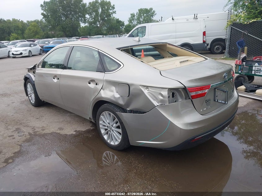 Vin: 4t1bd1eb2fu045211, lot: 46231941, toyota avalon hybrid limited 20153