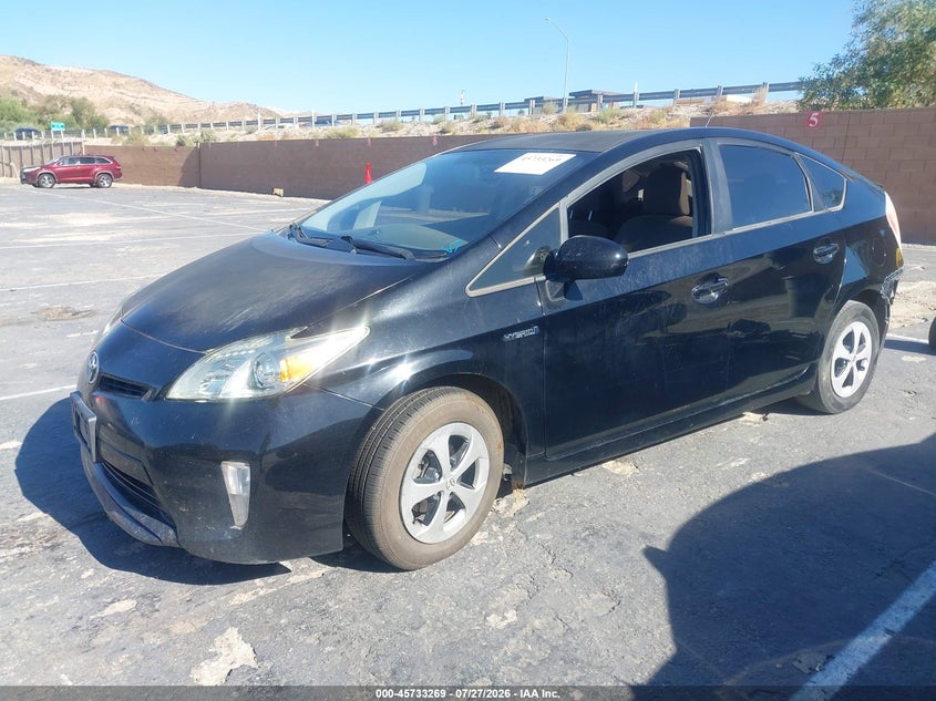 2012 TOYOTA PRIUS auction photo 2