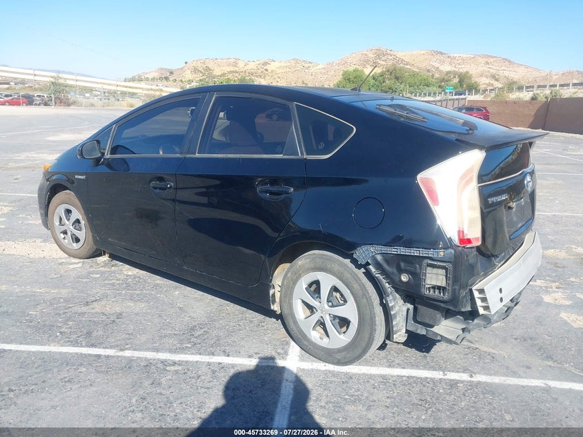 2012 TOYOTA PRIUS auction photo 3
