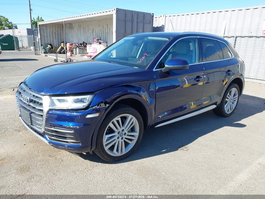 Vin: wa1bnafy1j2098744, lot: 46231973, audi q5 2.0t premium/2.0t tech premium 20182