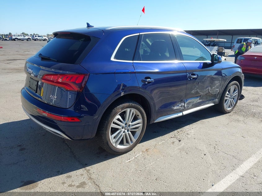 Vin: wa1bnafy1j2098744, lot: 46231973, audi q5 2.0t premium/2.0t tech premium 20184
