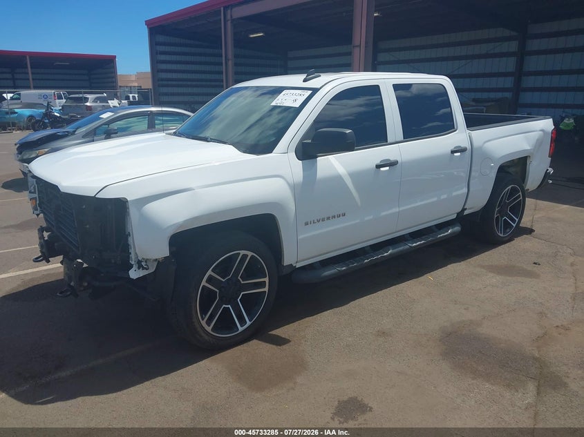 Vin: 3gcpcpecxjg609921, lot: 46231984, chevrolet silverado 1500 custom 20182