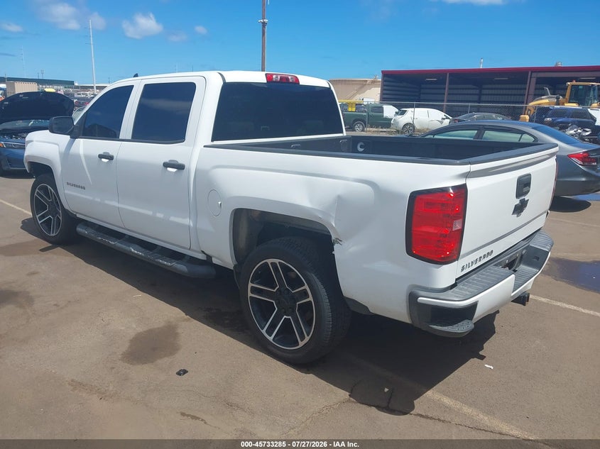 Vin: 3gcpcpecxjg609921, lot: 46231984, chevrolet silverado 1500 custom 20183