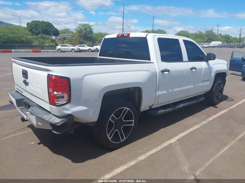 Vin: 3gcpcpecxjg609921, lot: 46231984, chevrolet silverado 1500 custom 20184