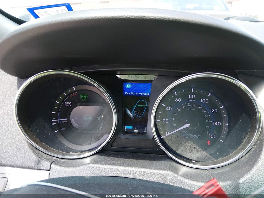 2013 HYUNDAI SONATA HYBRID auction photo 7