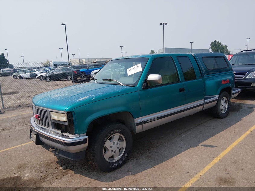 1993 GMC Sierra, All Over, IAAI, VIN 2GTEK19K6P1531390 — photo 2
