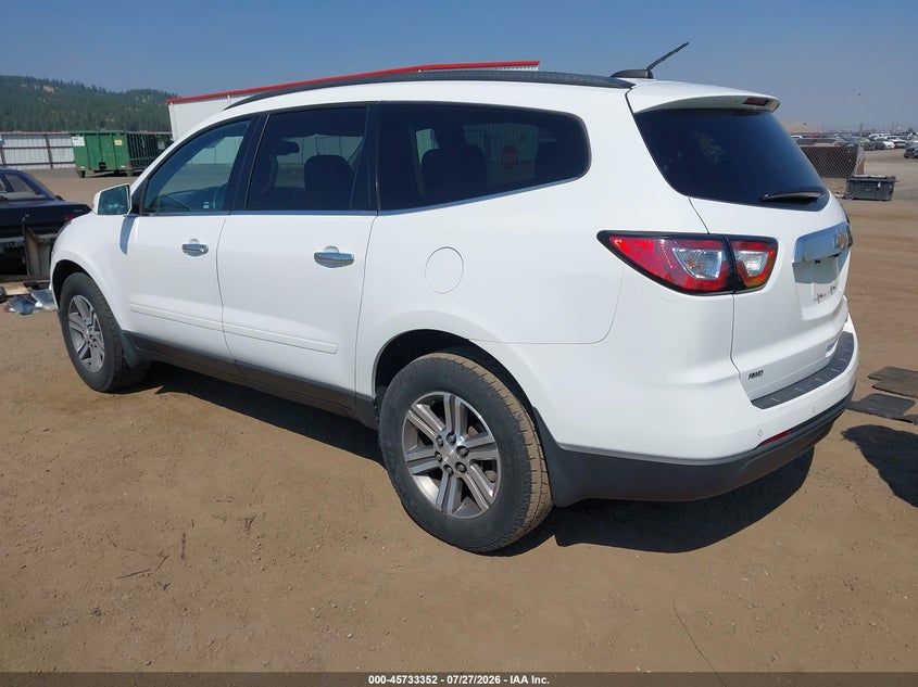 Vin: 1gnkvhkd0gj273301, lot: 46232051, chevrolet traverse lt 20163